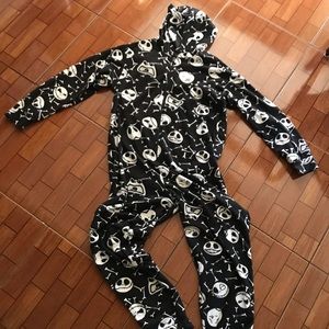The Nightmare Before Christmas Jack Faces Onesie